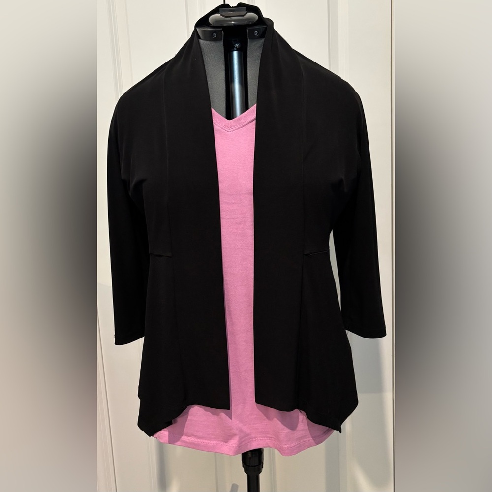Roz & Ali Black Dress /Gown Jacket